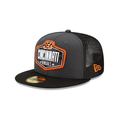 Sapca New Era Cincinnati Bengals NFL NFL Draft 59FIFTY Fitted - Gri